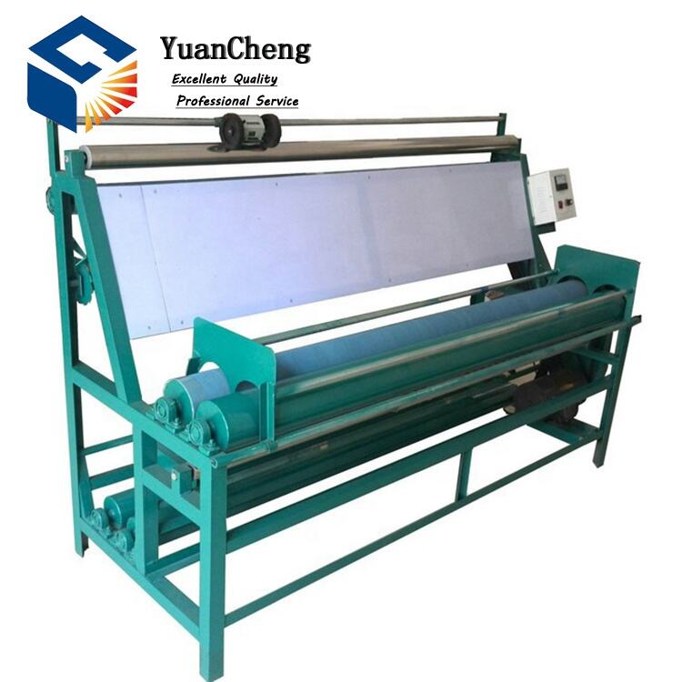 High quality automatic edge control knitted fabric rolling and inspection machine manufacture