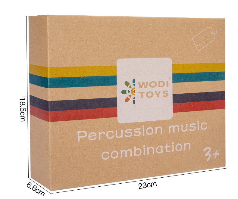 Set Mainan Bermain Bayi Kayu Multifungsi Instrumen Perkusi Edukasi Musik untuk Set Drum Bayi & Balita Detail Meja