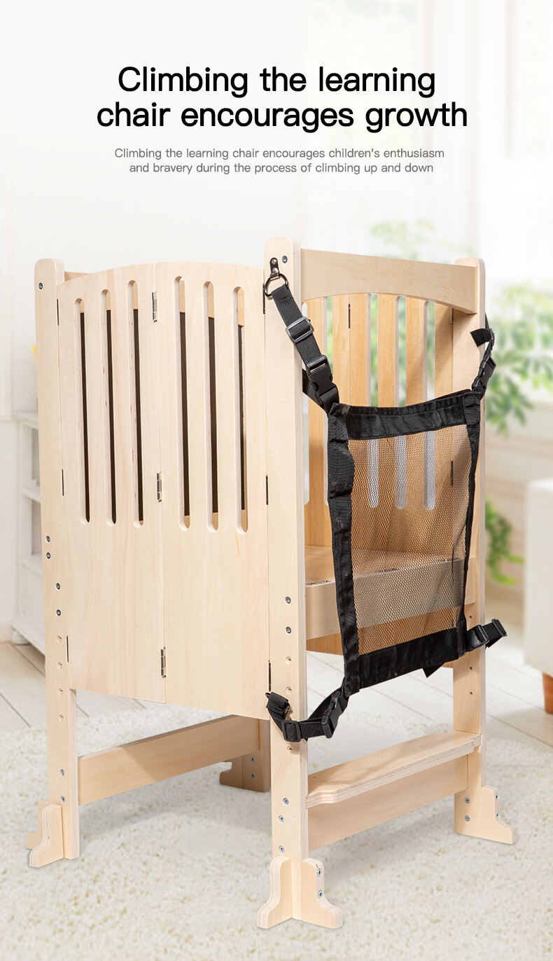 Tour d'apprentissage pliable multifonctionnelle, tabouret pour tout-petits, aide à l'étape de cuisine, tabouret de cuisine pour bébé, fournisseur pour enfants, nouveauté