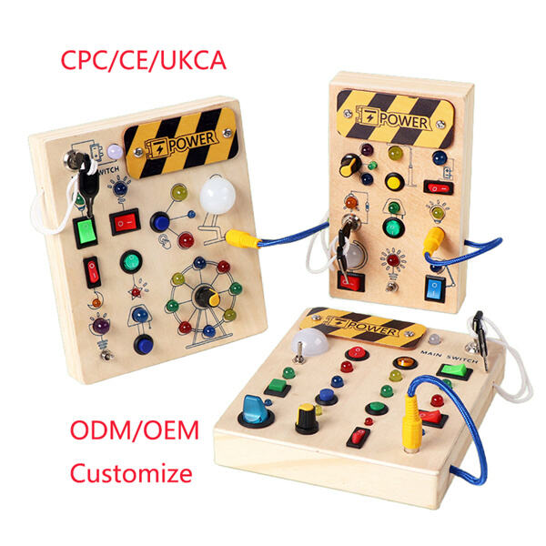 Stimulera din barns fantasi med Polkrane Busy Board