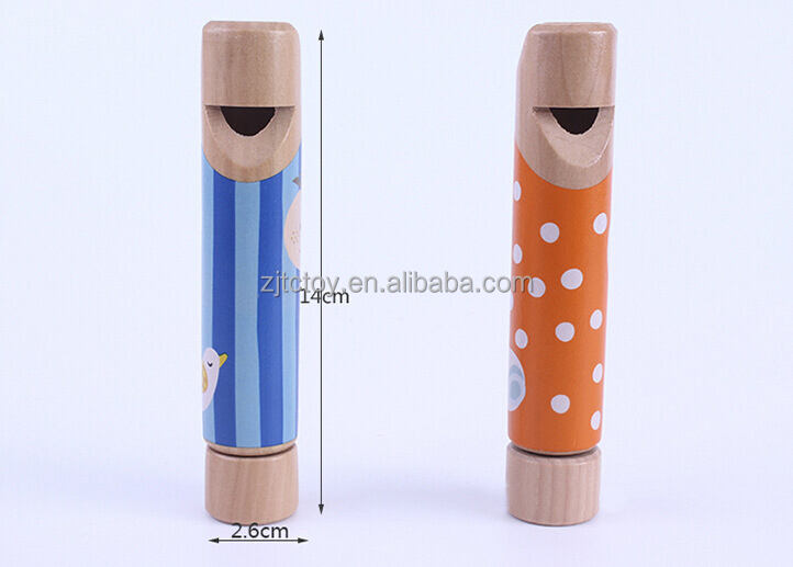 Classic Wooden Whistle Custom Print Wooden Toys Survivor Funny Children's Whistle Toys For Children details