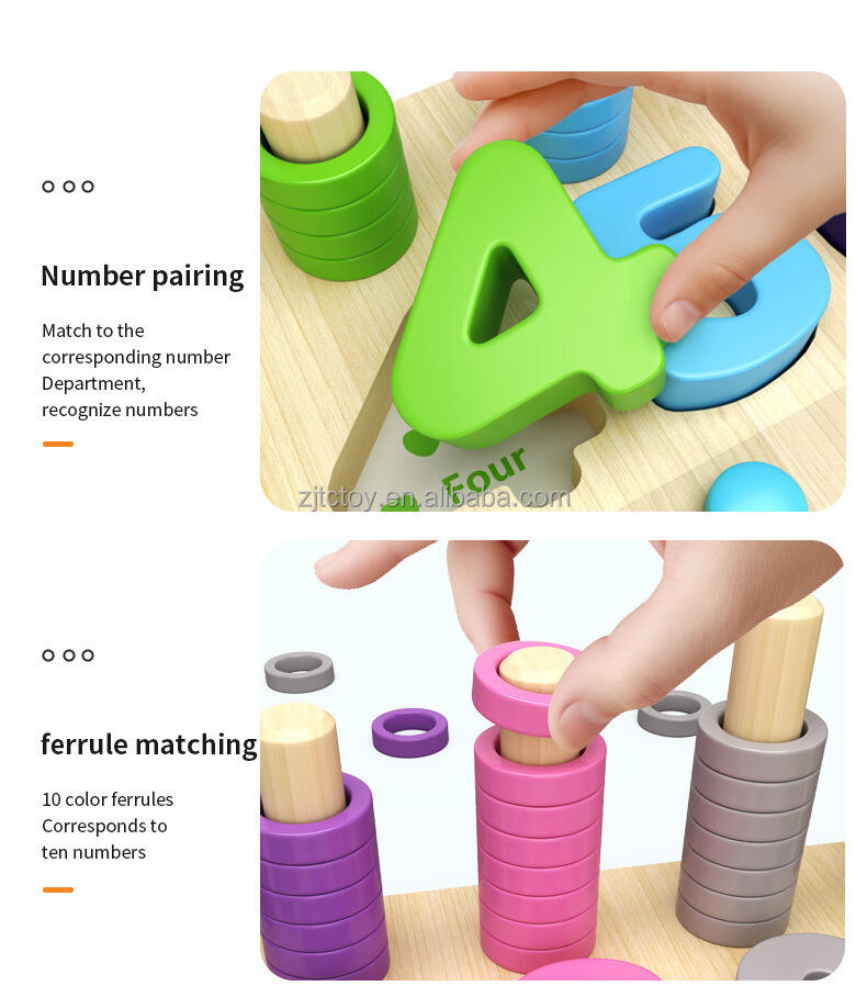 Nowa konstrukcja Magnetyczna tablica logarytmiczna z kolorami i liczbami 3 w 1 do liczenia i nauki matematyki Puzzle sensoryczne Produkcja zabawek