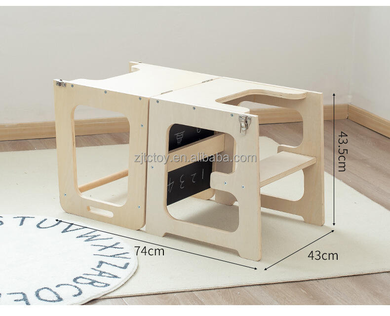 Kleinkind-Lernturm-Küchenhocker-Helfer Faltbarer Baby-Holz-Montessori-Lernturm für Kinder Lieferant