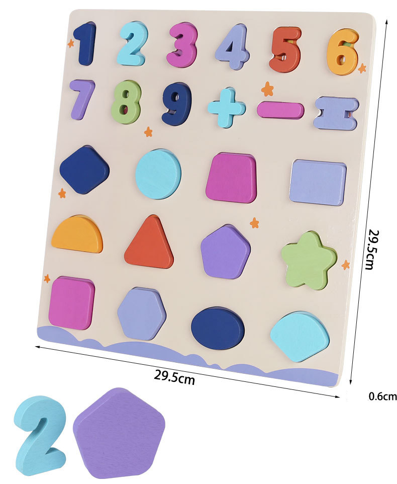 Forme des enfants en gros Cognition Match en bois 3D Puzzles Montessori jouets éducatifs d'apprentissage préscolaire pour enfants garçons filles fabrication