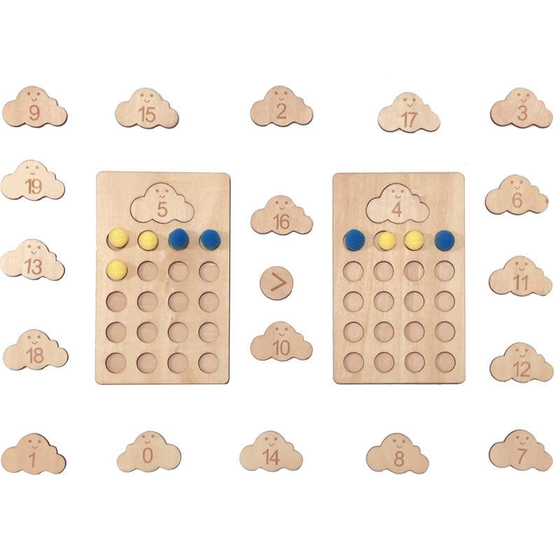 Unisex-Holz-Kinder-Digital-Kognitionsbrett-Puzzle im Alter von 5–7 Jahren, gepaart mit der Herstellung von Lehrmitteln