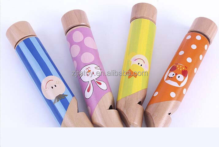 Sifflet en bois classique, jouets en bois imprimés personnalisés, jouets de sifflet amusants pour enfants, fabrication pour enfants