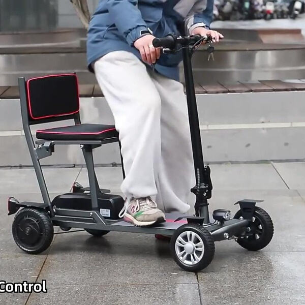 Innovation dans la mobilité des personnes âgées en scooter