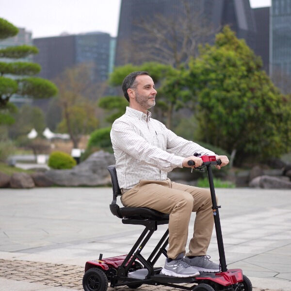 Étapes pour utiliser un scooter électrique :