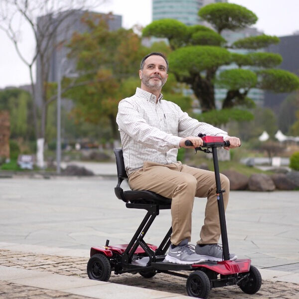 Innovation in Electric Scooter Four Wheel