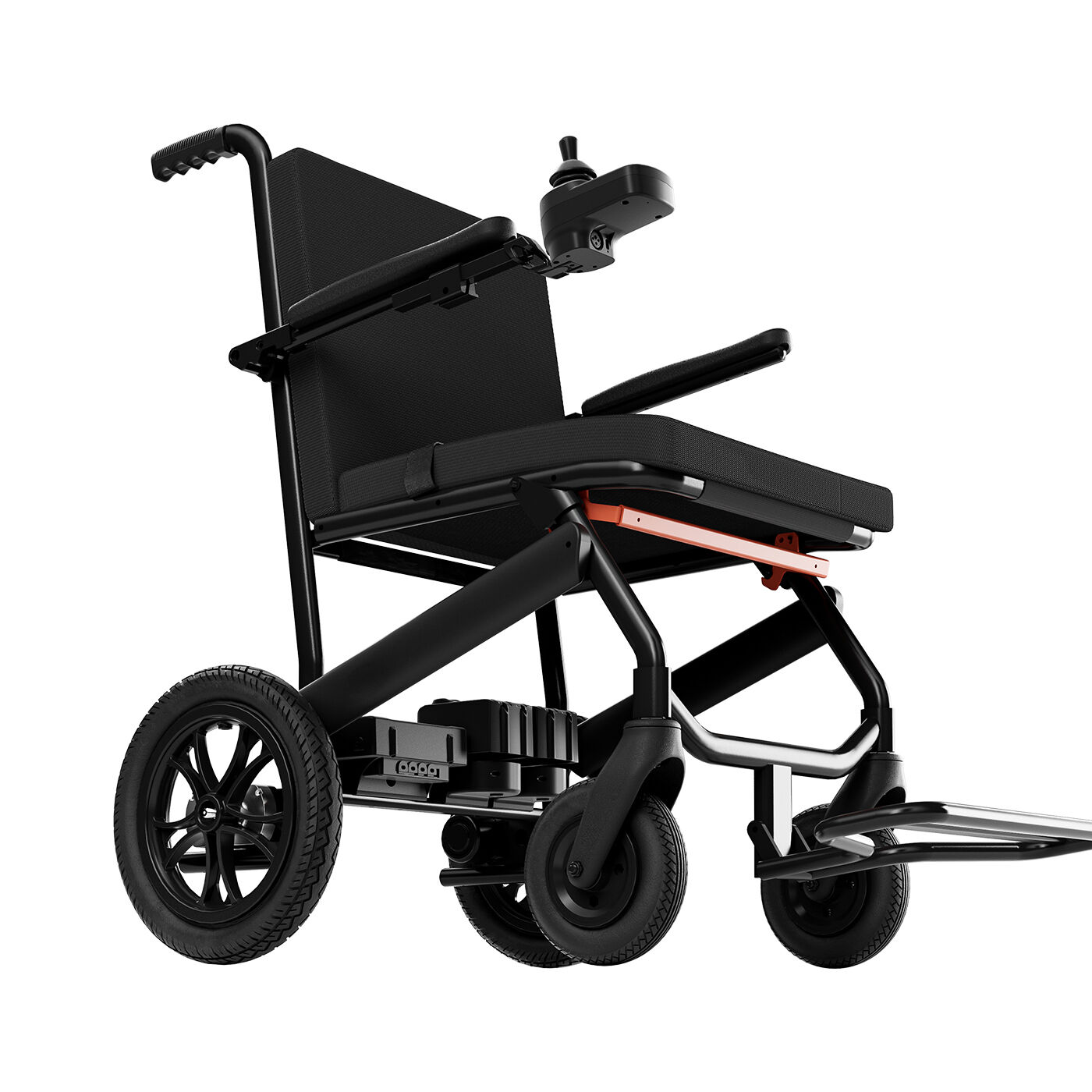 2023 Hot Sales īpaši viegls salokāms viegls litija akumulators, pilnībā automātiski saliekams luksusa oglekļa šķiedras elektriskais ratiņkrēsls
