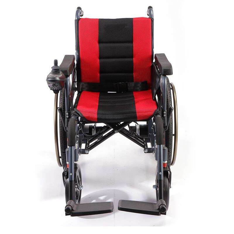 24inch Big Wheels Lightweight Electric Wheelchair Foldable