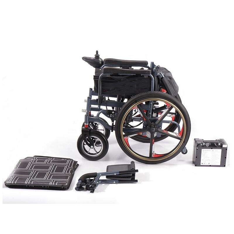 24inch Big Wheels Lightweight Electric Wheelchair Foldable