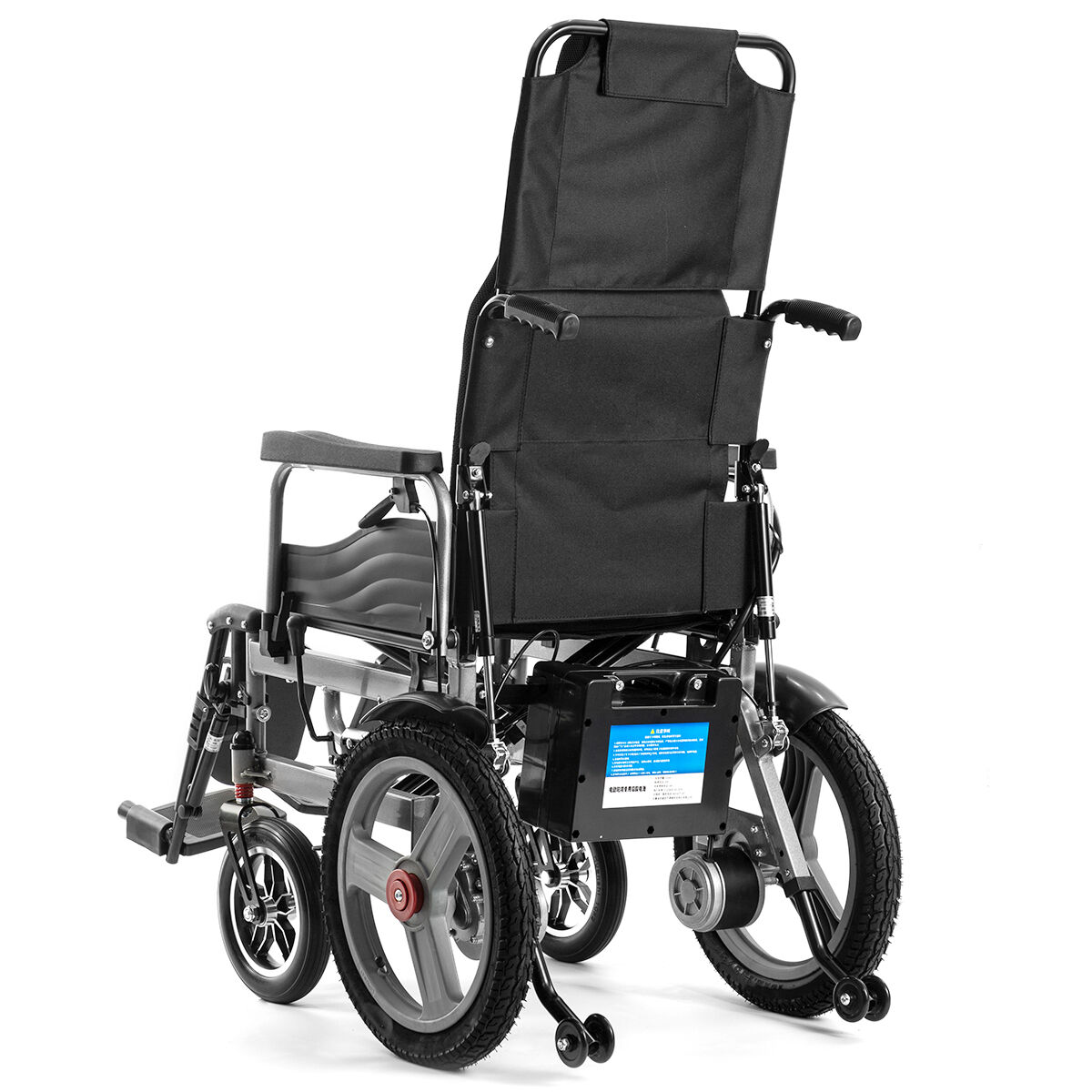 BC-ES6003A-LW Elektryczny wózek inwalidzki z odchylanym oparciem, składany w każdym terenie