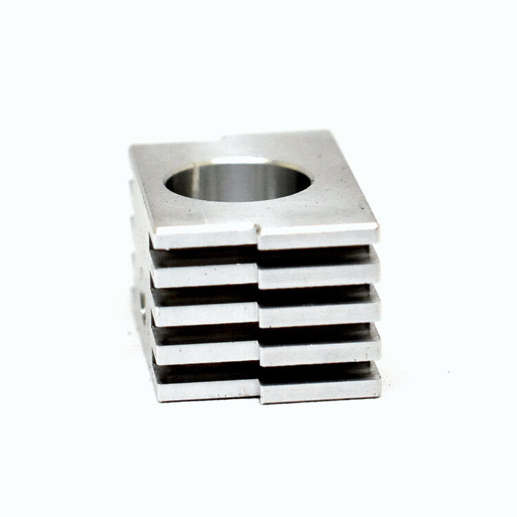 CNC milling machining precision small heat sink aluminum heatsink customized parts factory