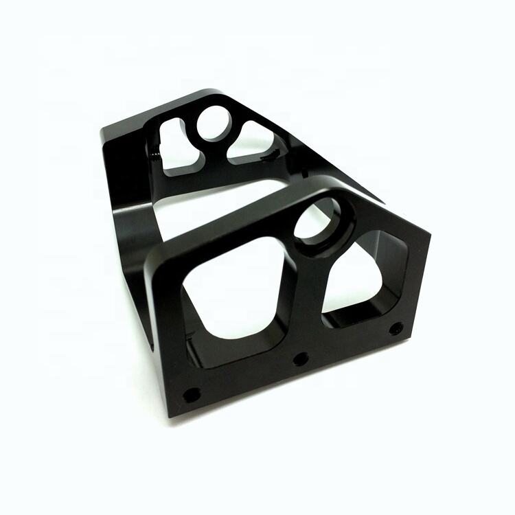 Customized Service Machined Parts Black Anodizing Cover Aluminum Cnc Milling Parts supplier