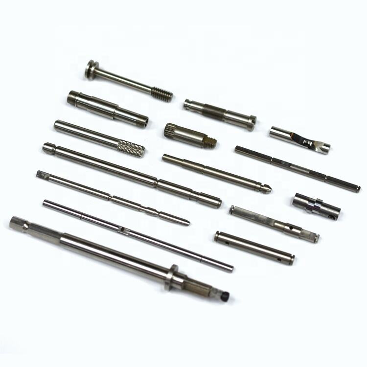 304 316 stainless steel rod long 2mm 8mm shaft pin M2/M4/M6/M8/M10 threaded knurled shaft price steel metal shaft manufacture