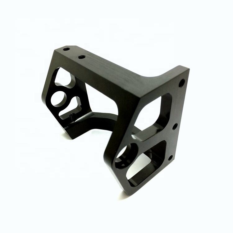 Customized Service Machined Parts Black Anodizing Cover Aluminum Cnc Milling Parts manufacture