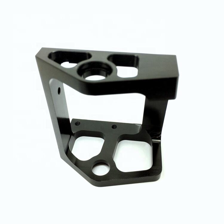 Customized Service Machined Parts Black Anodizing Cover Aluminum Cnc Milling Parts manufacture