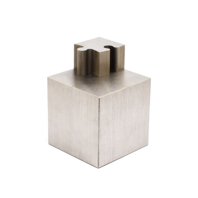 EDM Wire Cutting Grinding Polishing Service cube cnc machining service wire edm puzzle cube details