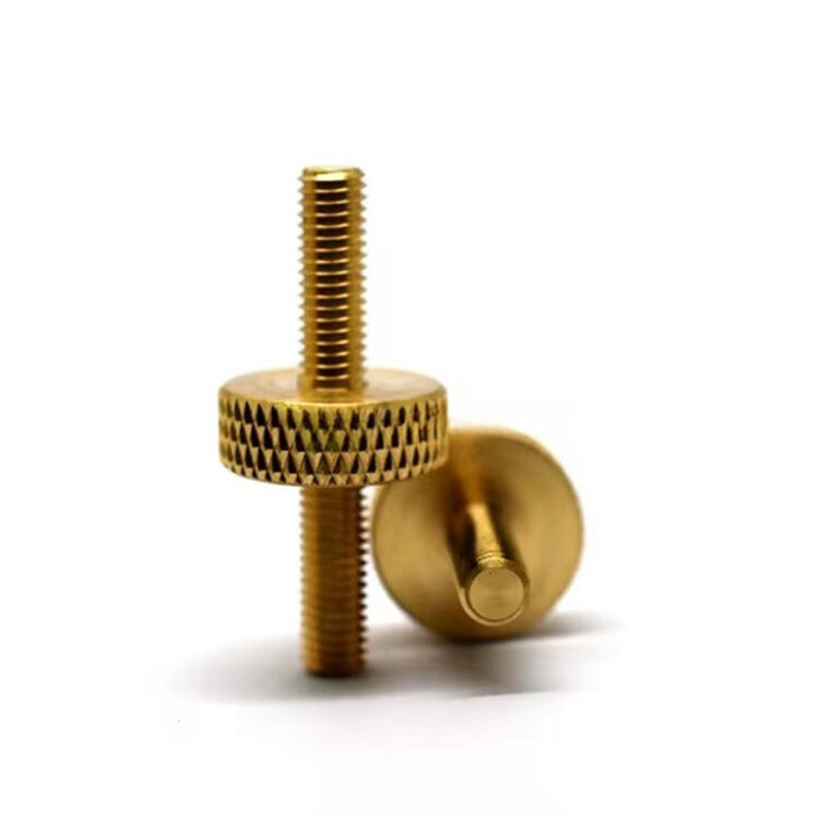 Double thread nuts Brass knurling nut blind hole nuts