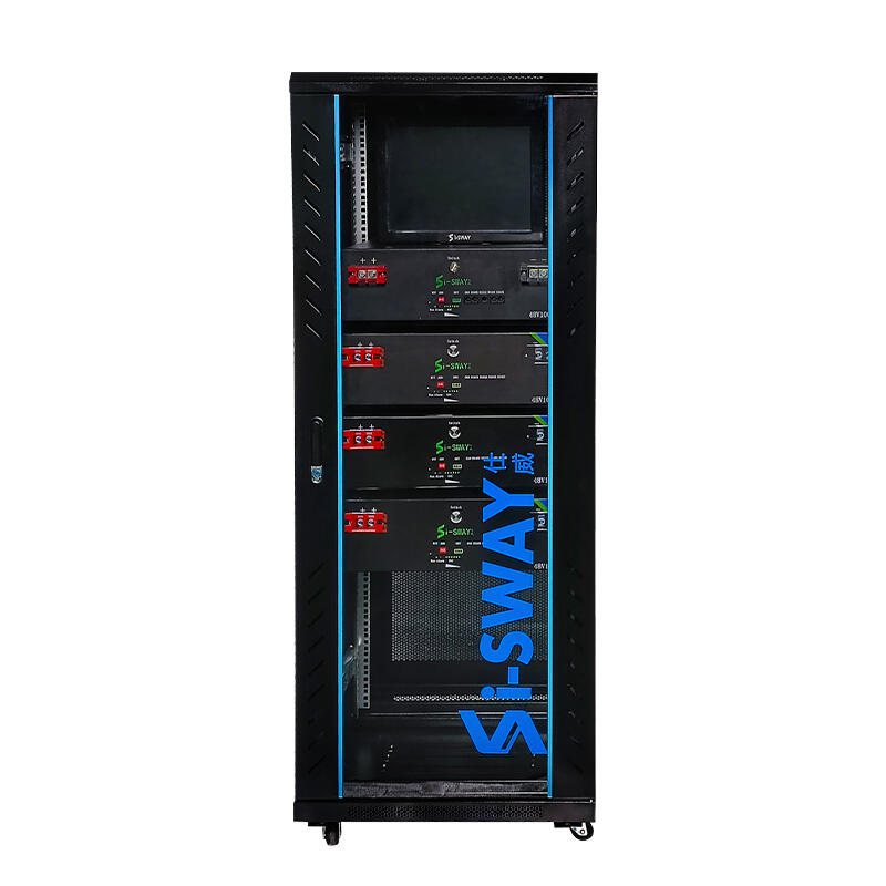 SiSWAY Rack-Mounted Lithium Batteries: Smart Home Energy Storage Solution with Powerful Lithium Ion Battery Cells and Long-lasting Performance