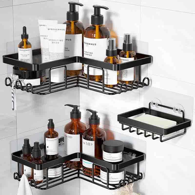 Right angle flat wire 3-piece set Shower Caddy