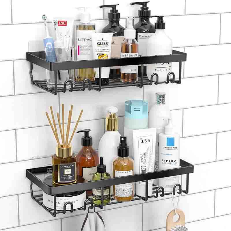 Rectangular flat wire 2-piece set Shower Caddy