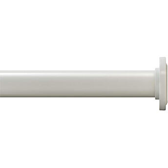 Oblate round Shower Curtain Tension Rod, Adjustable Length, 43-72