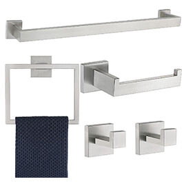 Bathroom hardware set