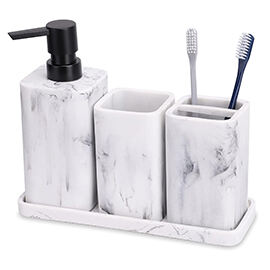 Bathroom accessories set