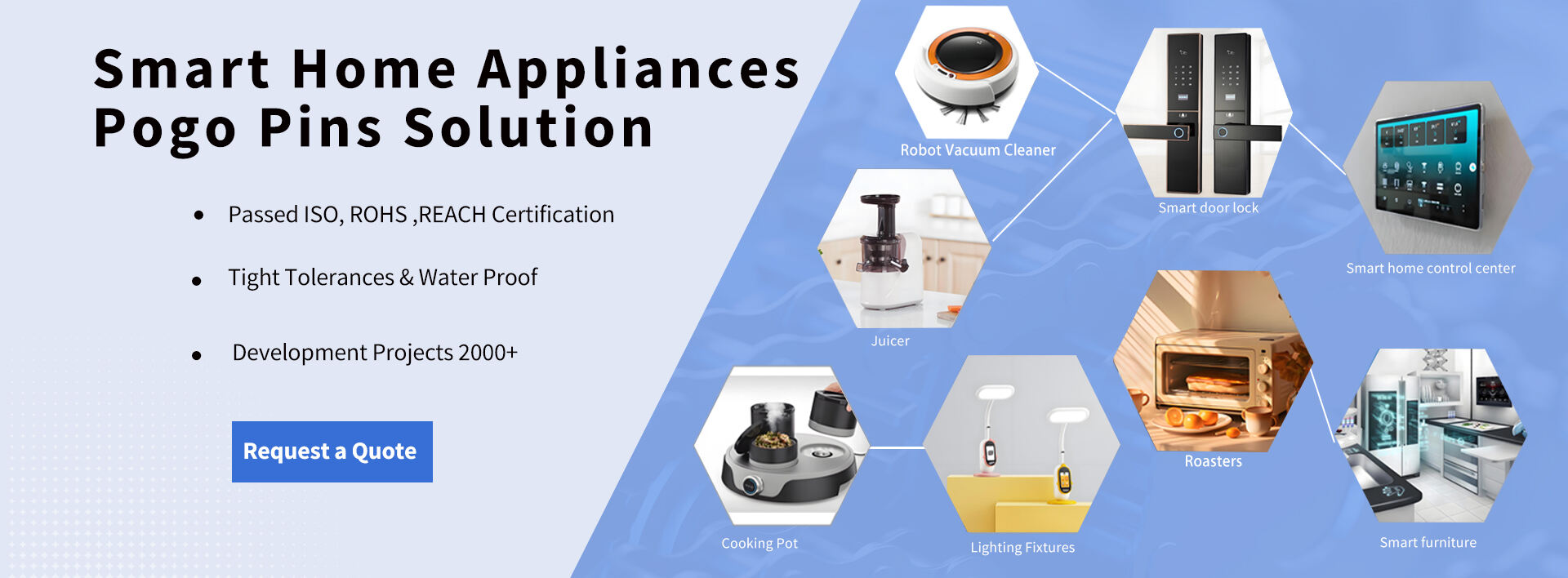 Smart Home Appliances Pogo Pins Solution