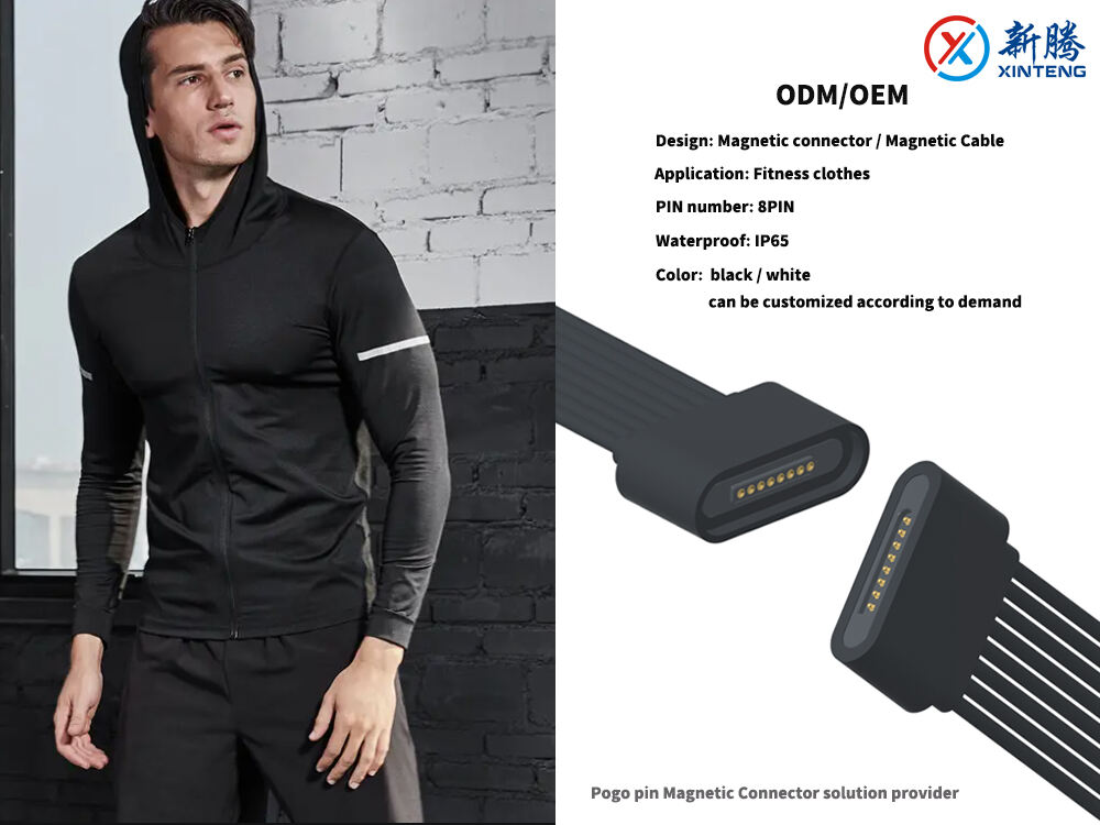 Homac fitness wear launched, equipped with XinTeng magnetic magnet connector