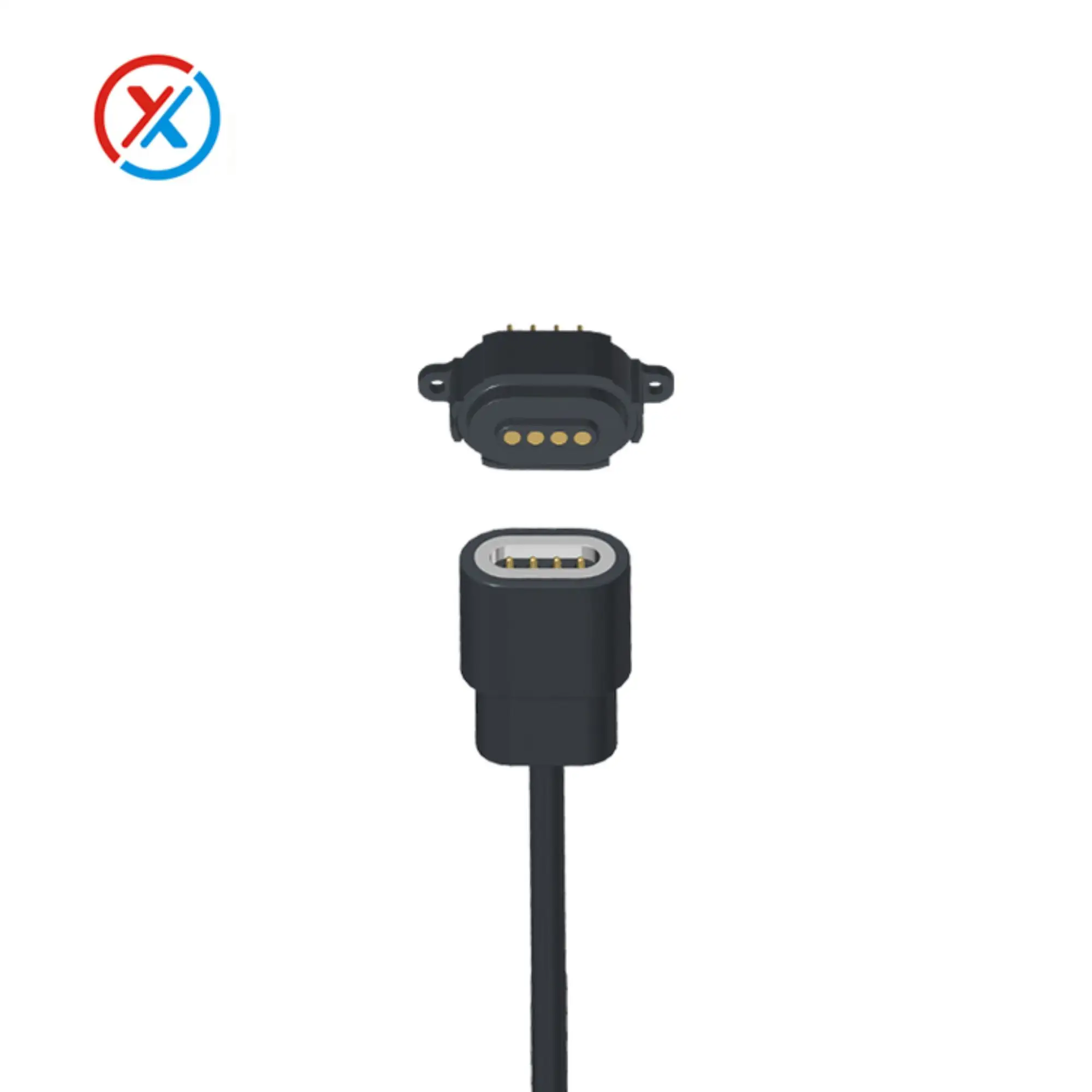 The 4-pin Magnetic Data Cable with Pogo Pin Connector