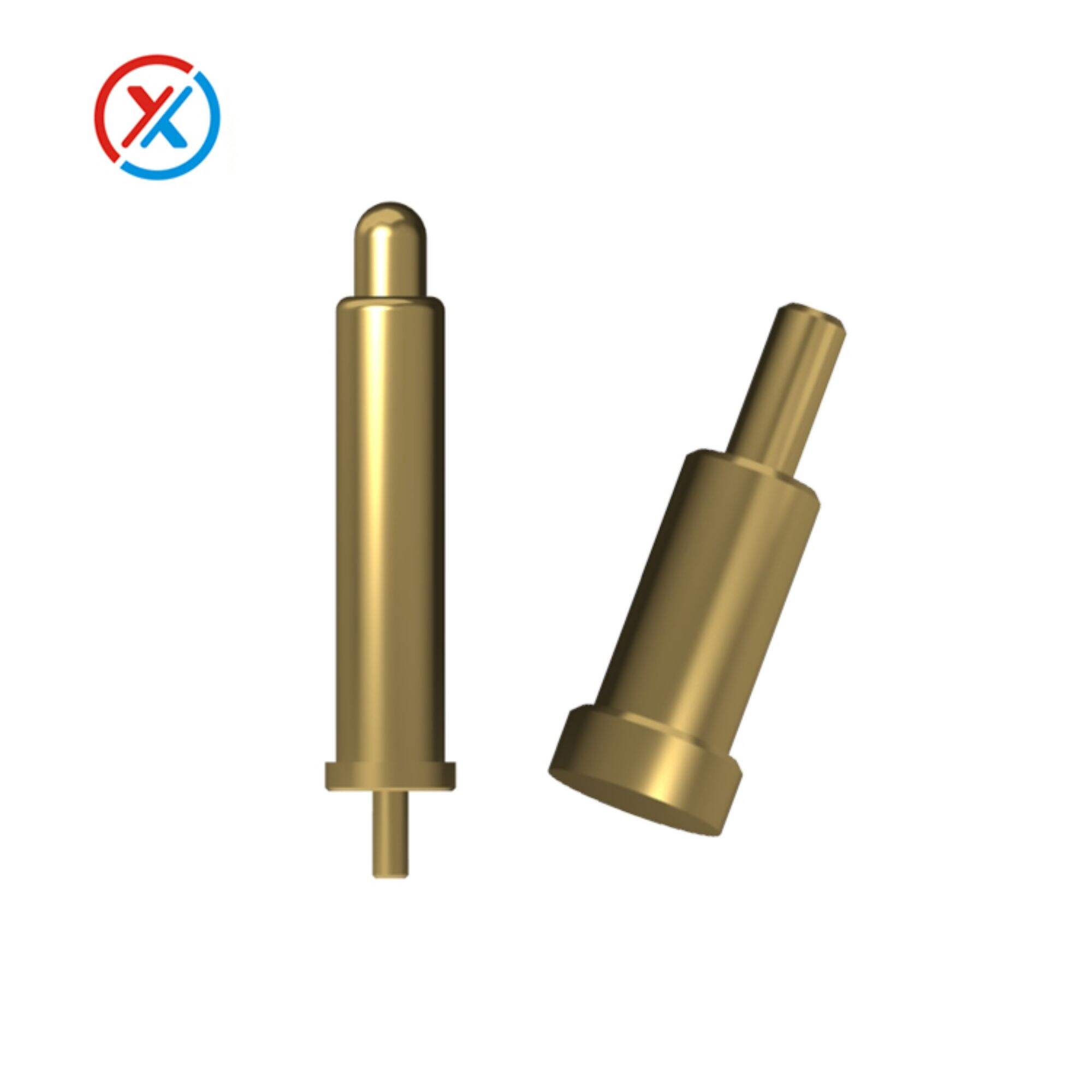 pogoPIN lead-free gold plated brass, applied to magnetic connector spring needle of smart wearable beauty instrumentRG1001