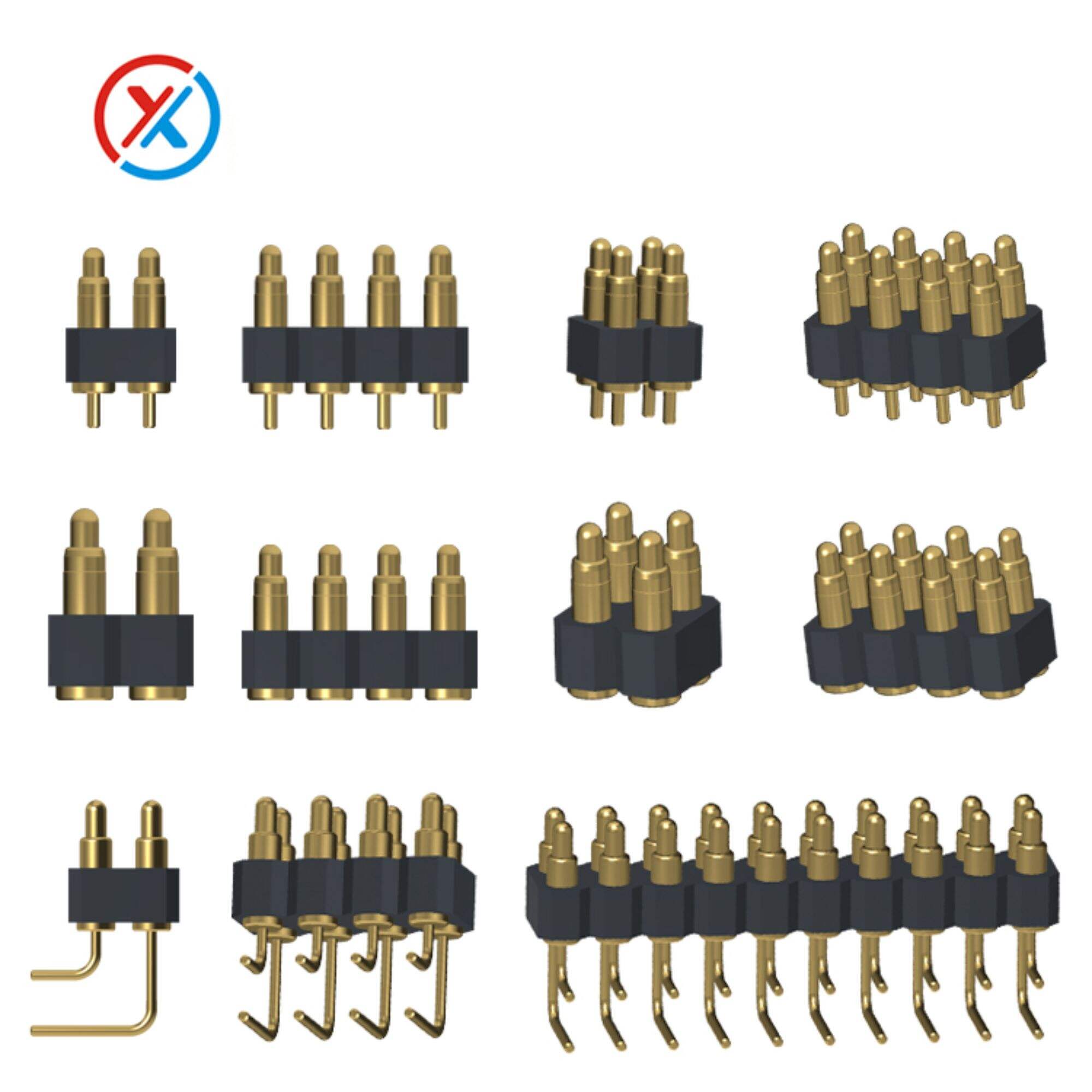 4Pin pogo pin connector 1a 2a 3A  connector pogo pin5a 10A current connector male female