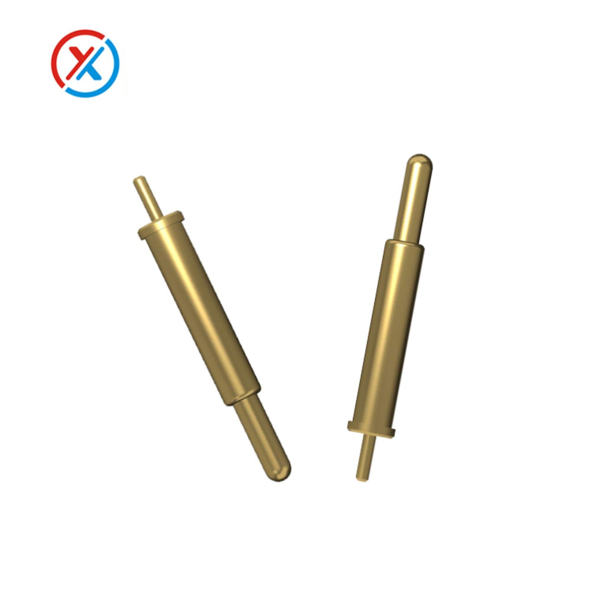 Gold plated brass pogo Pin High current charging pin,Double head pogo needle welding type spring needle probe China professional manufacturer