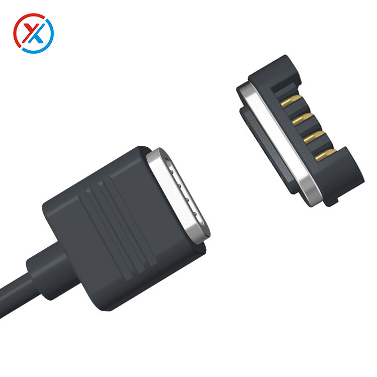 4Pin Runway Shape Magnetic Cable
