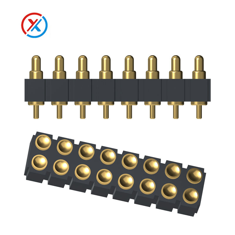 3A 8PIN Pogo pin connectors Heavy current High temperature resistant material-1294