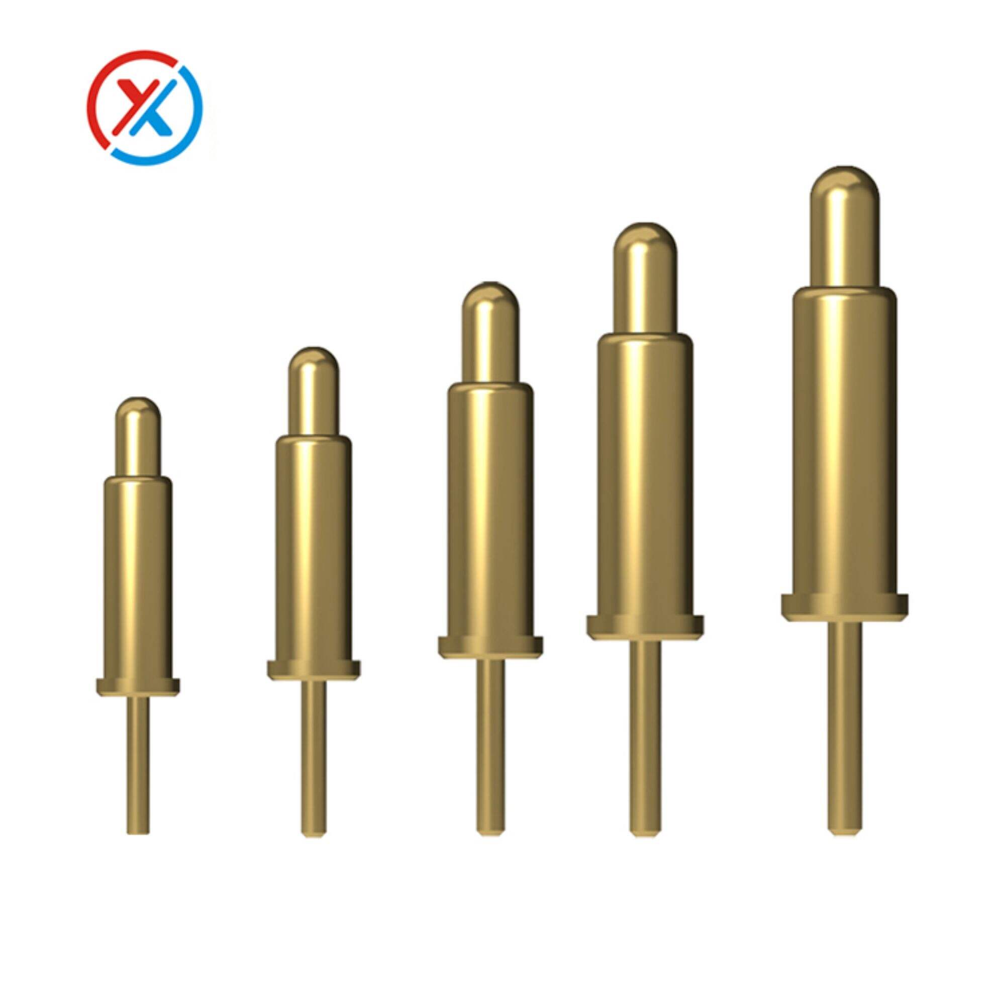 Single Pogo Pin newly designed precision gold plated thimble,Professional manufacturer of brass spring needles RG1053