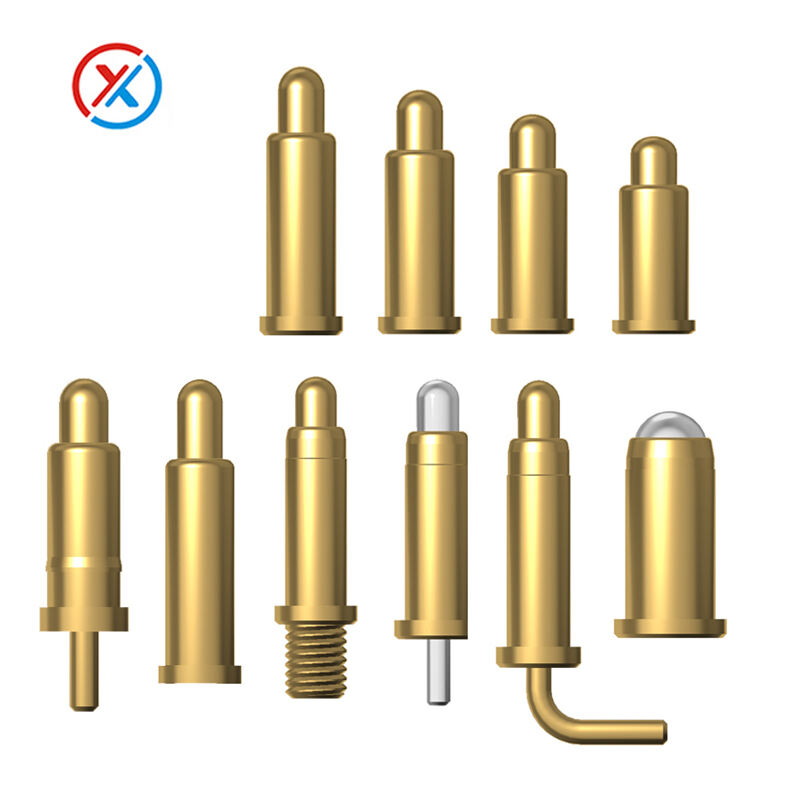 High Current Pogo Pin for Charging from China ODM Supplier High Quality Brass Pogo Pin Gold Plated