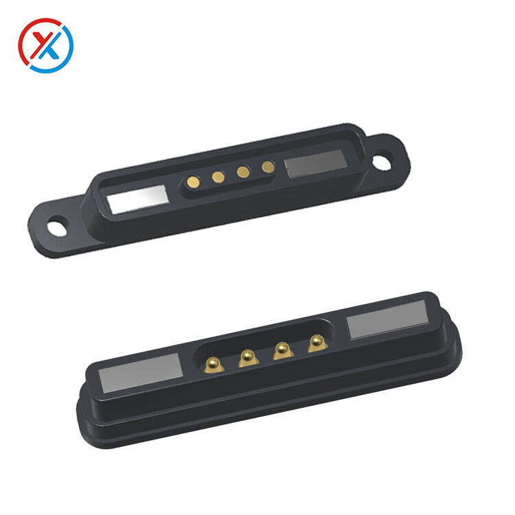 4Pin pogo pin magnetic connector-1049