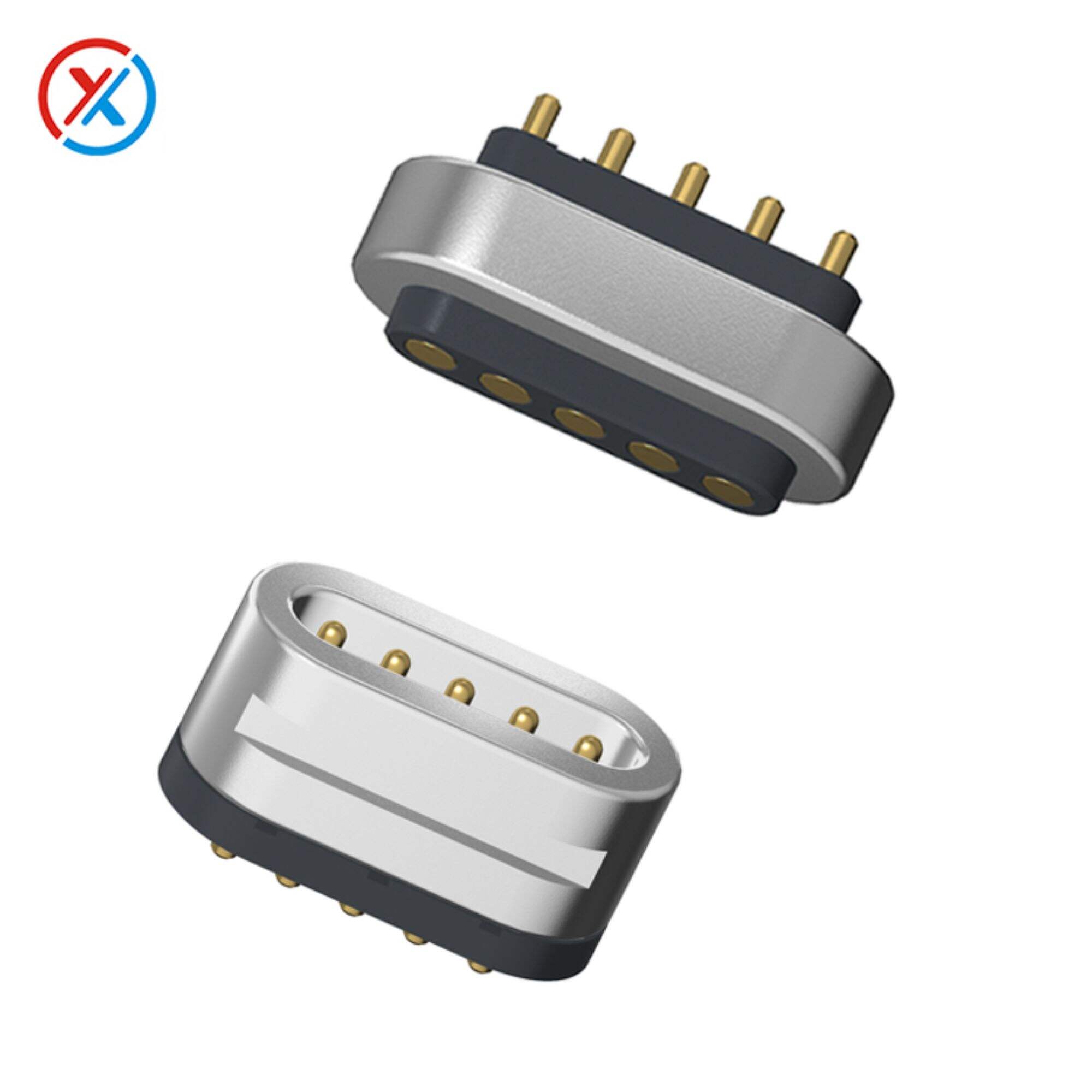 Factory direct supply Magnetic charger 5Pin Runway shape Magnetic connectors