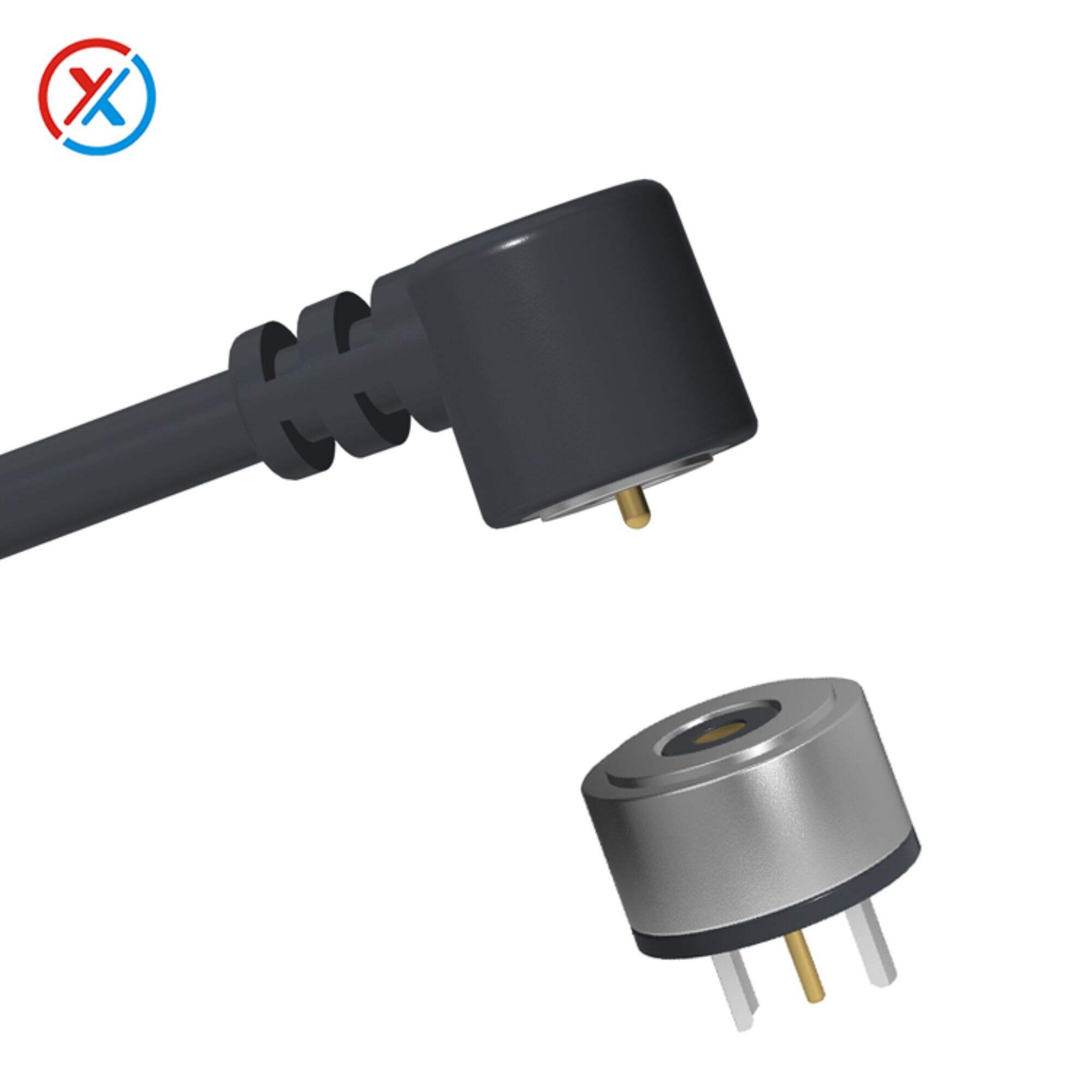 Cost-effective round PO GOPIN magnetic charging cable holder