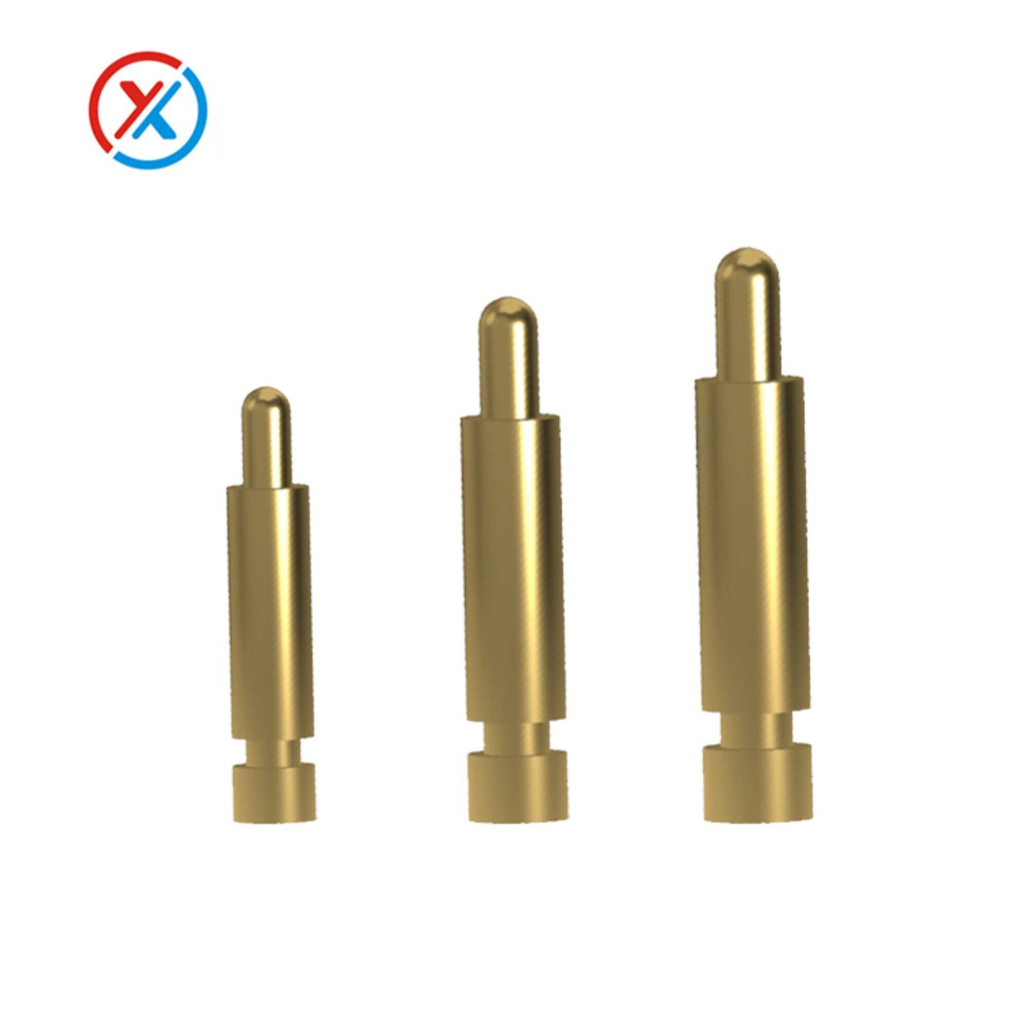 pogo pin gold plated brass corrosion resistant Custom 1A2A3A current pogo PIN Steady current