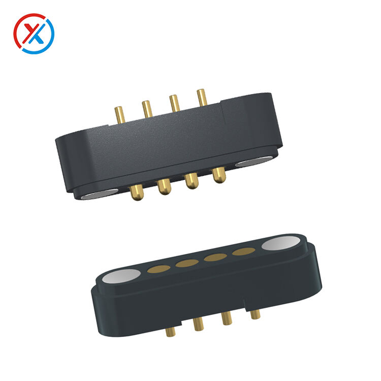 4Pin pogo pin magnetic connector-1073