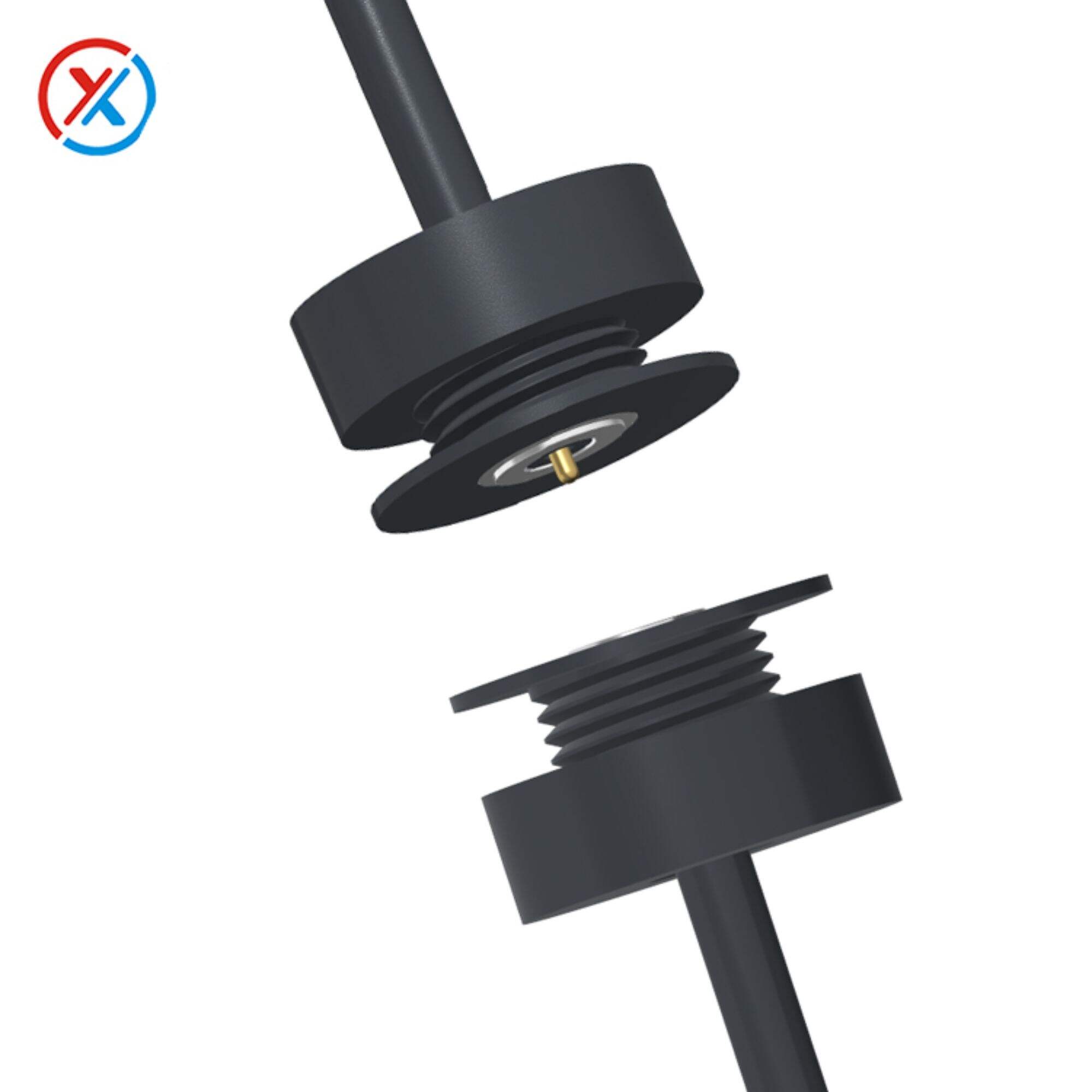 Cost-effective magnetic charging cable,Suitable for lighting and LED nut locking structure,8mm male and female magnetic suction line