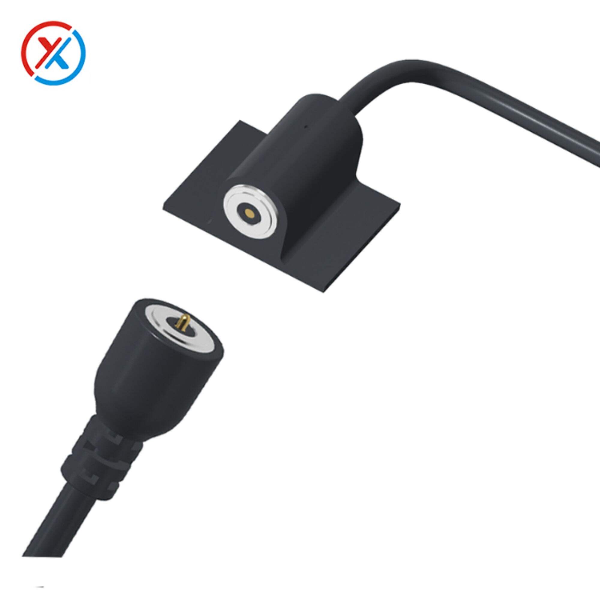  8.0MM Pogo pin Magnetic Cable Rotundity Magnetic male and female charging cable China brand sell like hot cakes