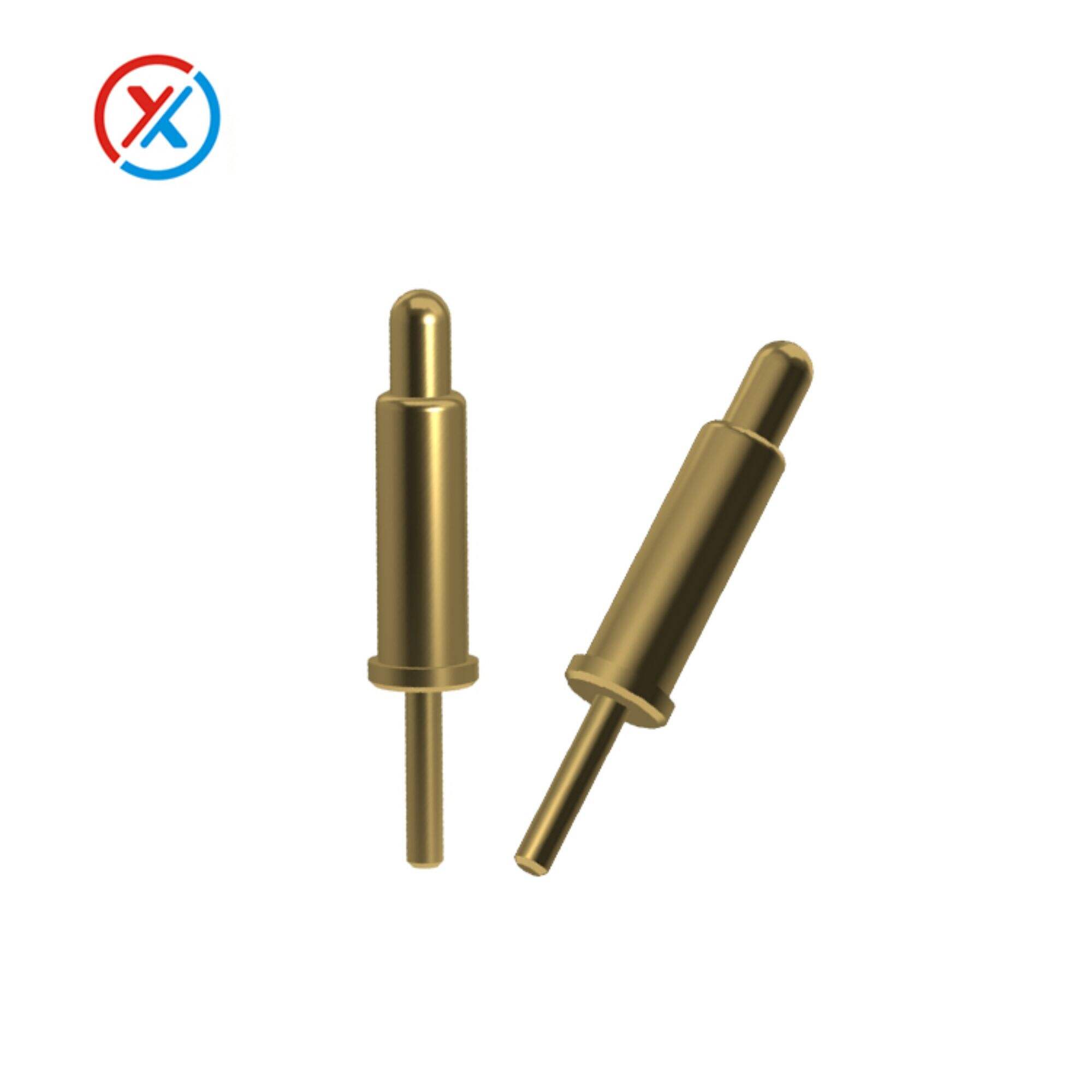 High current POGO PIN Gold plated brass charging pin,integrated pogoPin Lead-free high quality