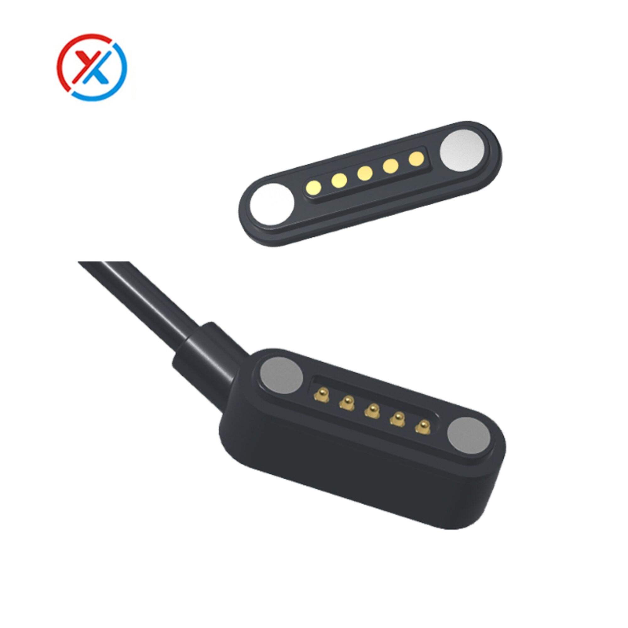 2-pin long magnetic USB charging wire is suitable for the male and female base of magnetic suction power cord of LED lamp in smart home
