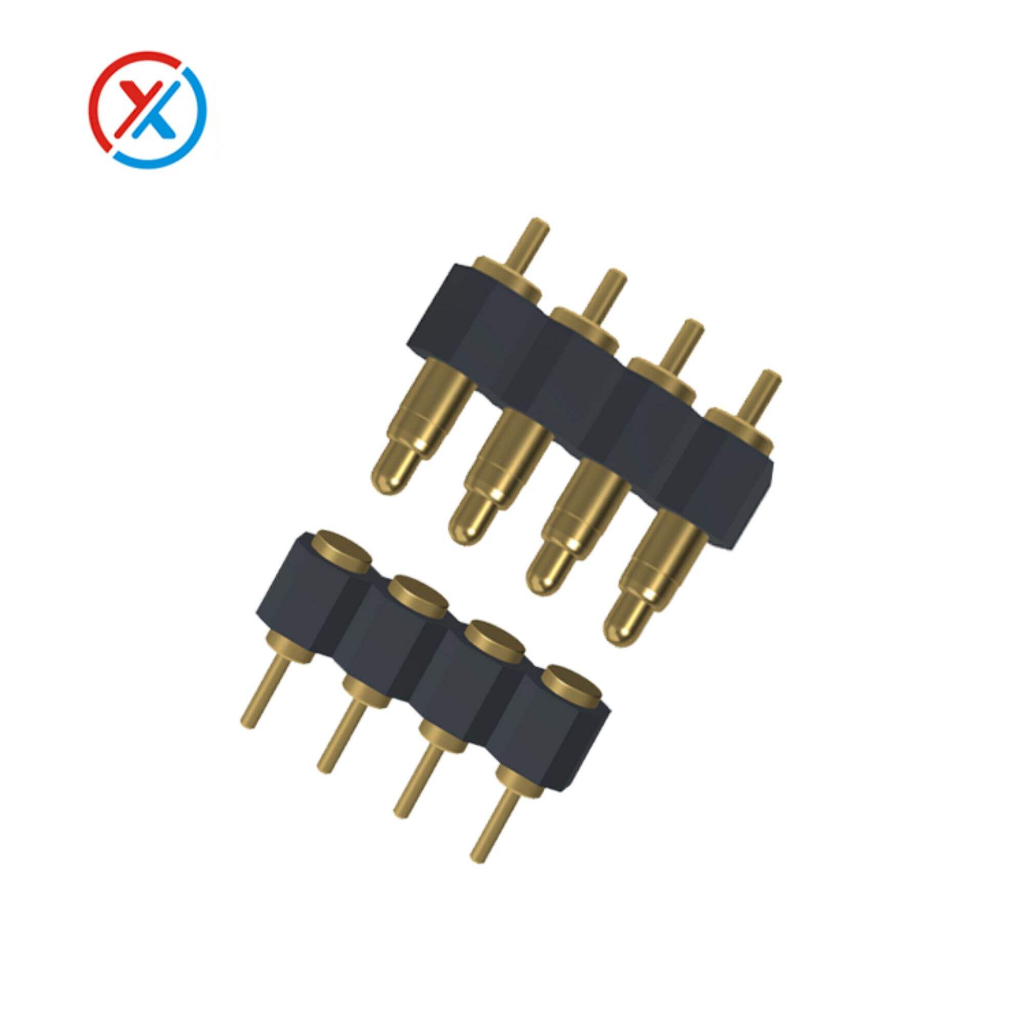 6pin waterproof pogo pin connector 3A current magnetic electrical connectors-6PIN